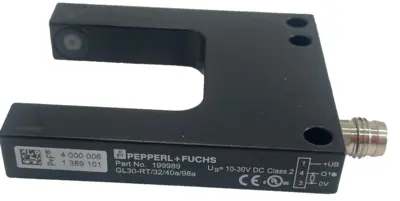 NEW PEPPERL+FUCHS 199989 PHOTOELECTRIC SLOT SENSOR GL30-RT/32/40A/98A