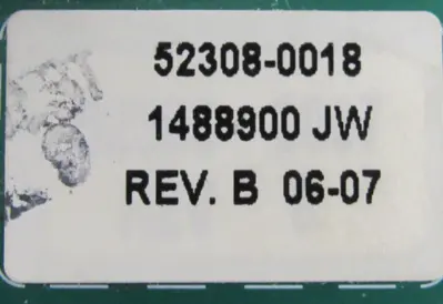 USED WEIGH-TRONIX D52308 DISPLAY BOARD 52308-0018