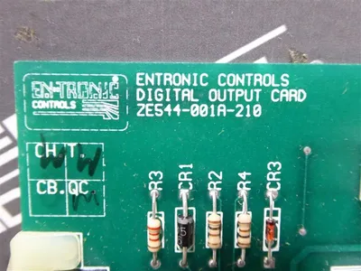 Entronic Controls ZE544-001A-210 Digital Output Board Used
