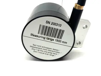 RMS001 | Ifm  Draw Wire Encoder 1900mm Measuring Range - New Other