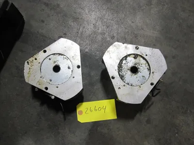 Lot of 2 Pneumatic Air Chucks Roughly 7" Diameter Clamp AutoGripper AutoGrip
