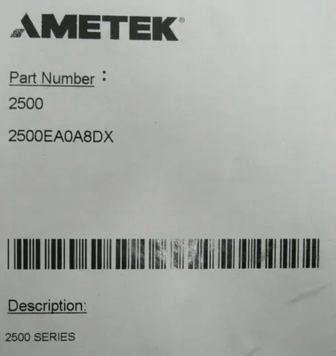 NEW AMETEK 2500EA0A8DX EXPANSION MODULE 2500 SERIES