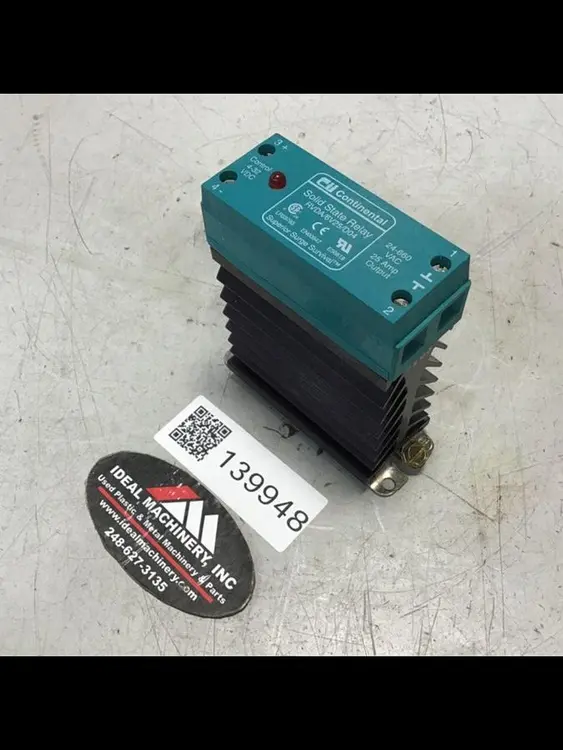Used CONTINENTAL INDUSTRIES RVDA/6V25/D04 Relays & Switches Michigan US | Ideal Machinery #588119
