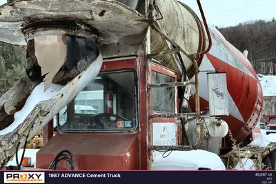 Used 1987 ADVANCE CEMENT TRUCK Concrete Mixer Trucks Pennsylvania US | Proxy Equipment #1383020