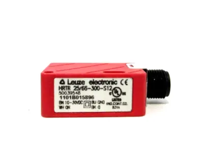 NEW LEUZE HRTR 25/66-300-S12 DIFFUSE SCANNER W/50104544 CABLE HRTR2566300S1