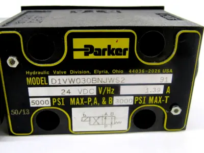 NEW PARKER D1VW030BNJWS2 HYDRAULIC VALVE D1VW020BNJW4