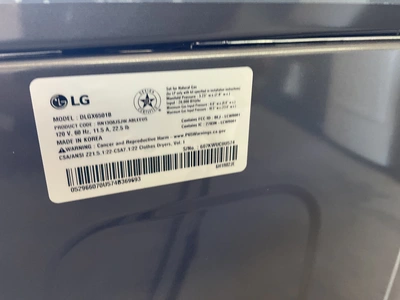 Used LG DLGX6501B Dryers Michigan US | Miedema Asset Management Group #1769169