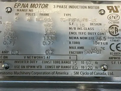 Used SUMITOMO PA248613 Motors (misc) Ohio US | HGR 24 #1300966