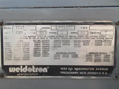 USED WELDOTRON 7112