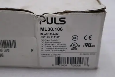 PULS ML30.106 DC Power Supply Plastic Switching STOCK H866A