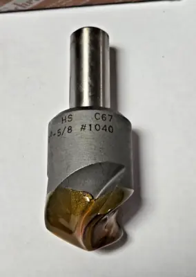 Schrillo 1-1/4" High Speed Steel Countersink 120 Degree 5/8 #1040 USA