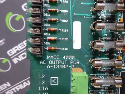 Barber Colman A-13402-2 AC Output Card MACO 4000 Used