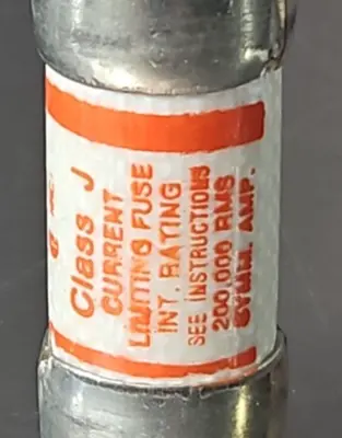 Gould shawmut A4J6 Amp-Trap Fuse 600VAC 6A Loc4C21