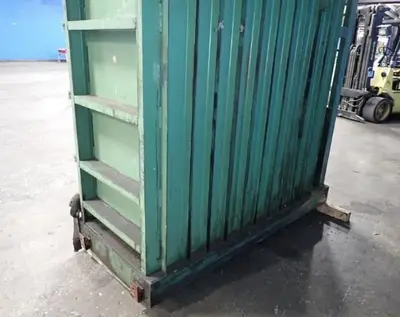 30" X 60" FOX VERTICAL HYDRAULIC CARDBOARD BALER: YOBRO #24940