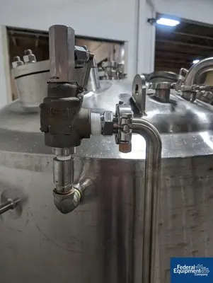 USED DCI 400 Liter DCI Jacketed Receiver Tank, 316L S/S, 45/125#