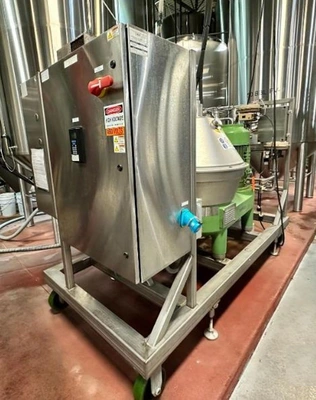 Westfalia GSC 45-06-177 Hydrostop clarifier skid, 316SS.