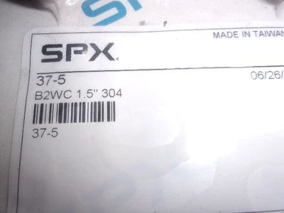 NEW SPX B2WC 1.5" 304