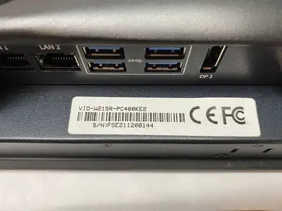 USED PREMIO INDUSTRIAL TOUCHSCREEN COMPUTER 15.6"FULL HD 16:9 LCD