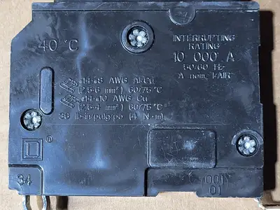 Used SQUARE D QOB115 Switchgears British Columbia CA | Lenmark #1438699
