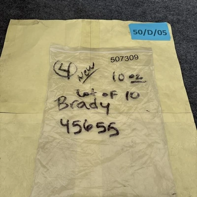 New | in-Stock Brady 45655 Safety Products (Other) California US | Davliegogo LLC #1708221