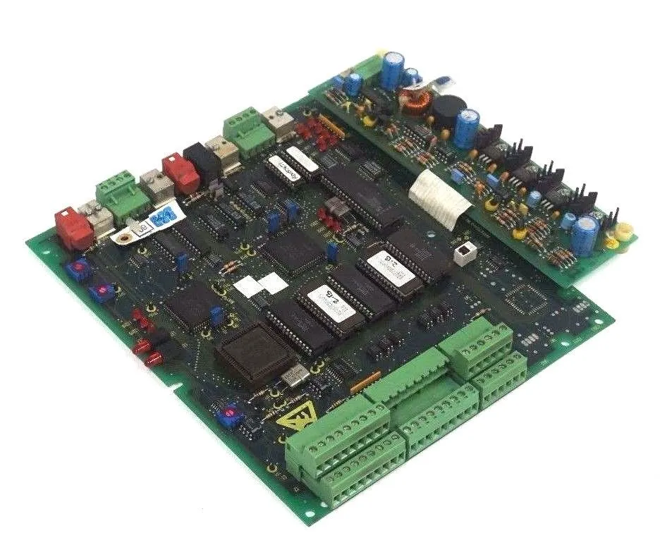USED EUROTHERM DRIVES AH056975U001 CONTROL BOARD W/ AH057244U001 BOARD
