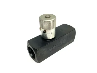 Used Parker Colorflow In-line Flow Control Valve, Hydraulic 5000psi Pump & Valve Parts Michigan US | Maverick Industrial Sales #1402147