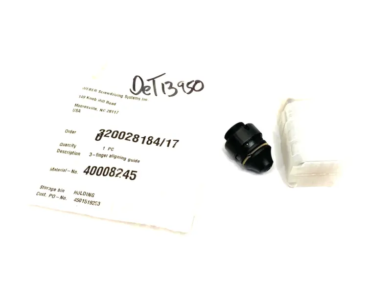 Used WEBER SCREWDRIVING SYSTEMS ALIGNING GUIDE GRIPPER 3-FINGER Parts (Hydraulics and Pneumatics) | Maverick Industrial Sales #1102730