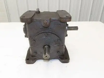 Browning 237U1-LR60 Worm Gearbox 60:1 Reducer .63Hp 29rpm Dual Output