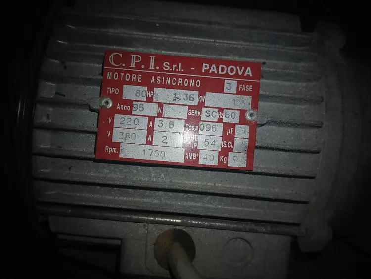 Used CPI AM80 A.C. Motors Tennessee US | BAKE Marketing #897559