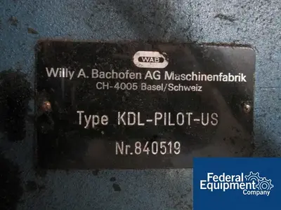 USED Dyno-Mill KDL-PILOT-US DYNO MILL MEDIA MILL