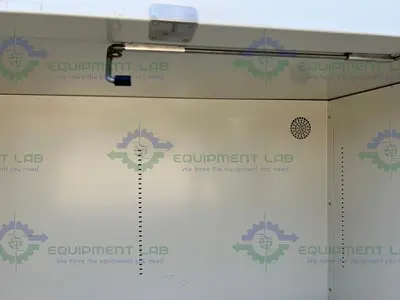 USED MOTT FLAMMABLE STORAGE CABINET 48" X 22" X 35" W/ MOTT ACID CABINET 18"X35"X48"