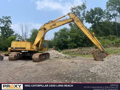 Used 1992 CATERPILLAR 245D LONG REACH Crawler Excavators Pennsylvania US | Proxy Equipment #1377851