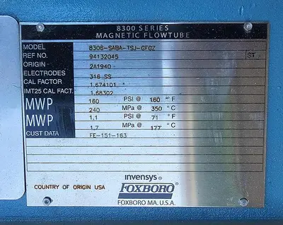 USED FOXBORO 8306-SABA-TSJ-GFGZ
