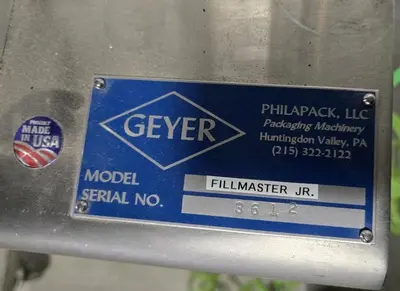 Geyer Fillmaster Jr. Piston Filler