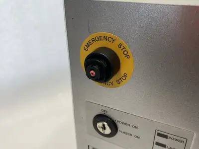Used Keyence CO2 Laser Marker Controller BROKEN E-STOP, NO TERMINALS Laser Accessories and Consumables Michigan US | Maverick Industrial Sales #1392312