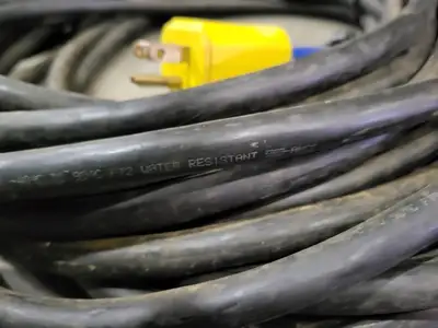 60 ft SOOW Power Extension Cord 14/3 AWG 15A 125V