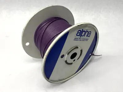 USED ALPHA WIRE TYPE B WIRE 16AWG 600V SPOOL OF 640'