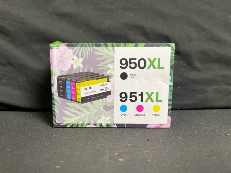 950XL & 951XL Ink Cartridges 4-Pack - Black, Cyan, Magenta, Yellow
