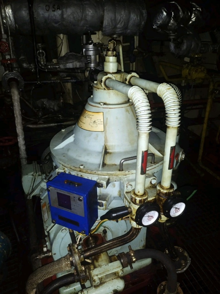 Mitsubishi SJ-35H self-cleaning oil purifier, SS bowl.