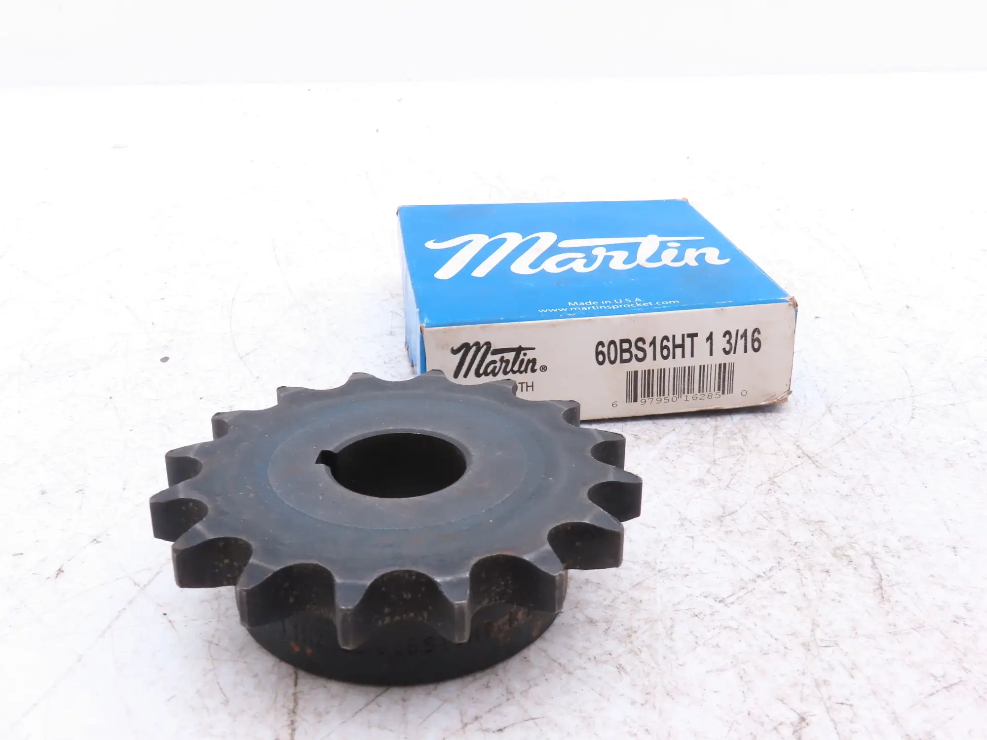 Martin 60BS16HT 1-3/16 #60 Roller Chain Sprocket 16-Tooth 1-3-16" Bore