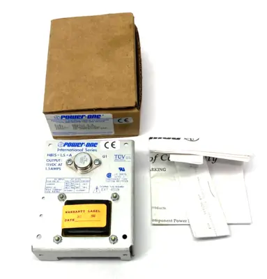 USED POWER ONE INTERNATIONAL SERIES POWER SUPPLY UNIT
