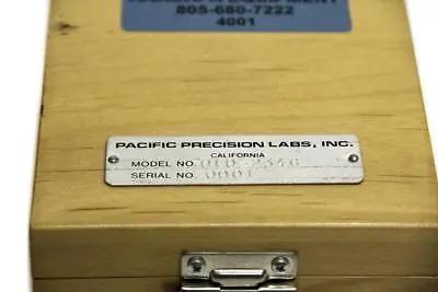 Pacific Precision Labs 010-2346, 460-0048 Other Business & Industrial | ANACAPA EQUIPMENT BROKERS, INC (2)