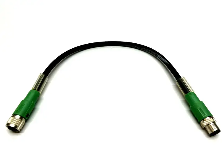 Used PHOENIX CONTACT MALE TO FEMALE M12 CORDSET 1' Cable & Wire | Maverick Industrial Sales #1105807
