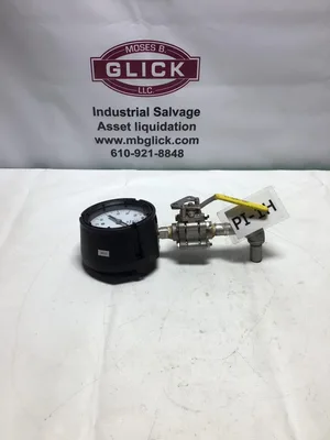 Ashcroft 1259 0-100 PSI Process Gauge;  316 S.S. Socket