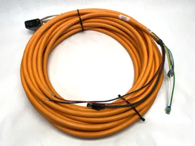 USED BOSCH REXROTH R911385211SERVO MOTOR HYBRID CABLE 20M RKH0441/000,0