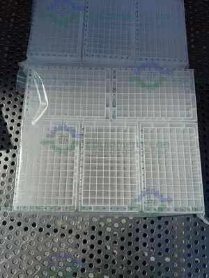 NEW 3 BOXES - VWR 76329-996 DEEP WELL PLATE 2.2 ML SQUARE WELL, V-BOTTOM, NATURAL