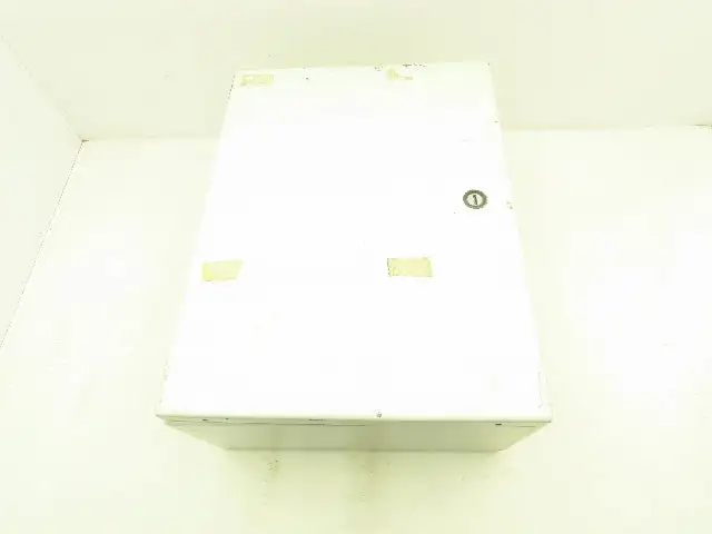 Hoffman Concept 16x12x6" Electrical Enclosure Steel Backpanel JIC Box NEMA 12