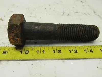 1-1/8"-8 x 5 A193 B7 Heavy Hex Bolt Black Oxide Lot of 5