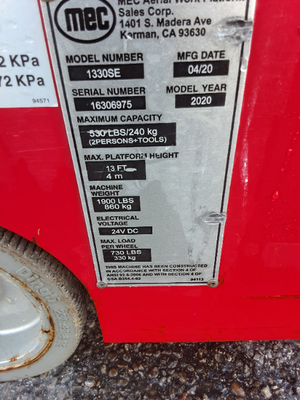 USED 2020 MEC 1330SE