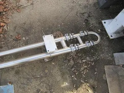 Heat Exchanger, Tube-in-tube, S/st, 2 Pass, 22'l #S737414